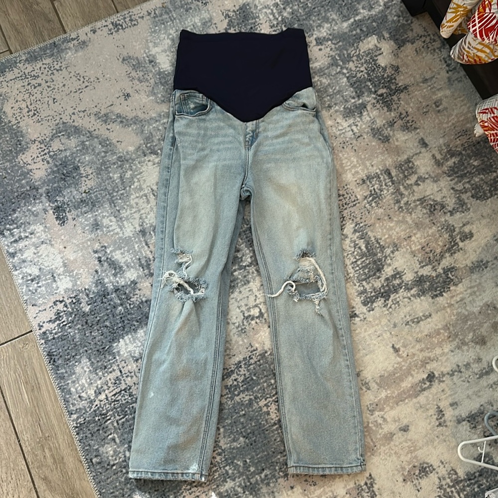 Pink Blush maternity distressed jeans size 29